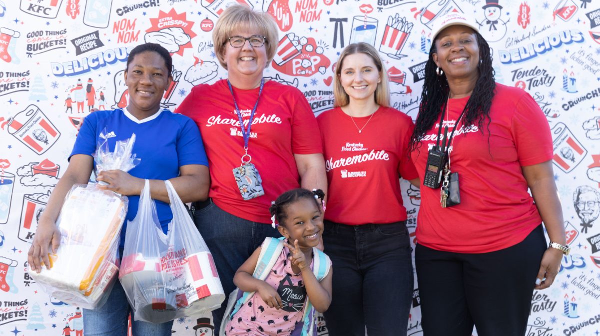 KFC and Blessings in a Backpack are Sharing Meals and Spreading Joy This Holiday Season